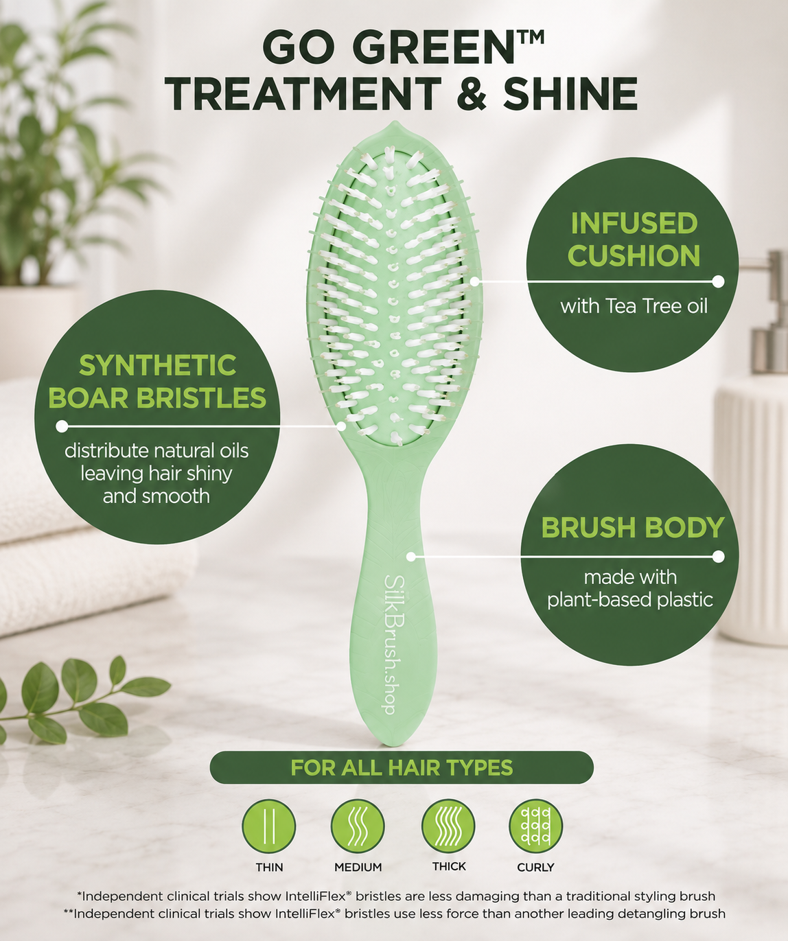 Brush Tea Tree Shine Brush